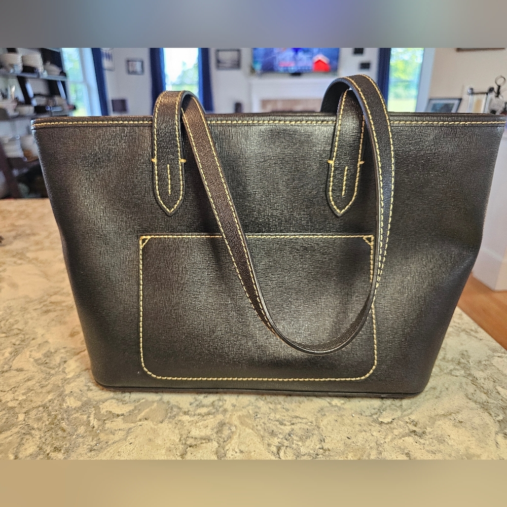 Dooney & Bourke Saffiano Leather Tote - Picture 3 of 7